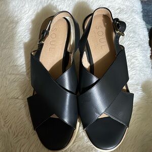 Soul Goodtimes wedge shoe size 10
